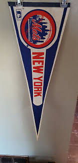 NEW YORK METS MLB BASEBALL VINTAGE RETRO FELT PENNANT 4/8/22 | eBay