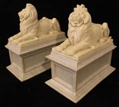 Lot - Pair New York Public Library Lion Bookends