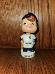New York Yankee Mini Moon Face Baseball Nodder Bobblehead ORIGINAL Mint Vintage | eBay