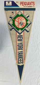 New York Yankees Rare Full Size 32” Pennant MLB WINCRAFT Collectible-Look Photos | eBay