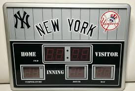 New York Yankees MLB Clocks for sale | eBay