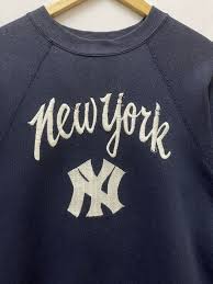 Other Designers New York Yankees Embroidered Sweatshirt Navy ...