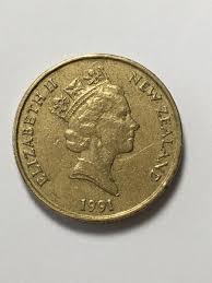 1991 New Zealand Queen Elizabeth 2 One Dollar Coin | eBay