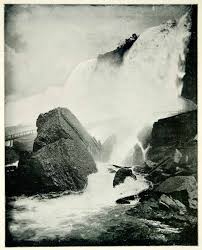 1894 Print Niagara Falls New York Gorge Cataract River ...