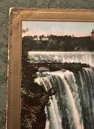 Niagara Falls Postcard, Upclose Real Photo Postcard Franked ...