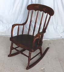 Bargain John's Antiques | Antique Child's Boston Rocking ...