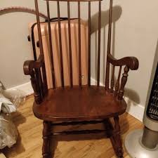 Used Wood Rocky Chair for Sale in Federal Way, WA - OfferUp