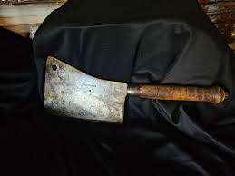 Vintage Antique FOSTER BROS. No.8 Kitchen CLEAVER Butcher ...