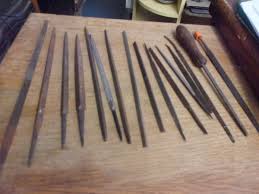 Vintage file set Wood working, Disston, Nichoson, England ...