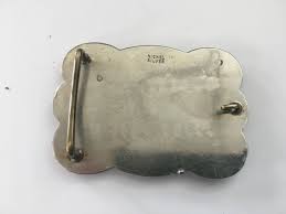 Native American belt buckle Stamped Nickel Silver | eBay