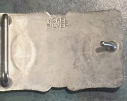 Nickel Silver Belt Buckle Skull and Bones and Native ...