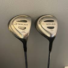 Vintage "nicklaus Air Bear" 3 & 5 Metalwoods, Bel. 1990's ...