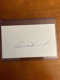 Fred Hunt Rangers Autograph Index Card | eBay