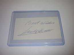 Major League Baseball Sandy Alomar Sr Cut Signature