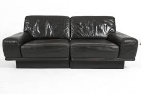 Sold at Auction: DE SEDE DS-94 LEATHER 2-SEAT MODULAR SOFA, C. 1970