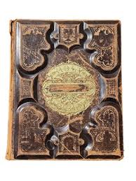 1873 Antique Victorian Complete Domestic Bible Illustrated ...