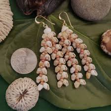 Shell Earrings Kauai Shell Earrings Hawaiian Shell Earring ...