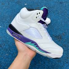 Nike Air Jordan 5 Retro Grape Men's 136027-108 | eBay