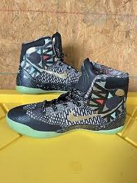 RARE Nike KOBE 9 Elite GS Maestro Nola Gumbo GLOWS ...