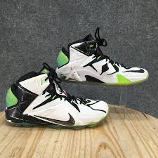 Nike Shoes Mens 13 LeBron 12 Basketball Sneaker White Lace ...