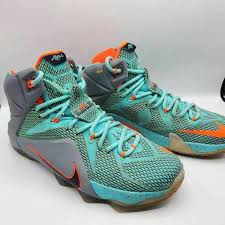 Nike | Shoes | Nike Lebron Xii Hyper Turquoise Basketball ...