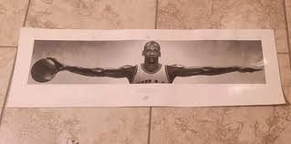 Original Michael Jordan Nike 12 X 36 Poster WINGS Unreleased ...