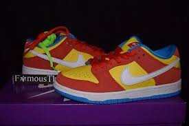 Nike SB Dunk Low Bart Simpson The Simpsons BQ6817 602 shoes | eBay