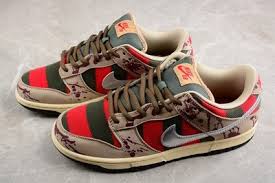 NK SB Dunk Low Custom Freddy Krueger Premium Quality Sizes US4-13 / EU 36-47.5 | eBay