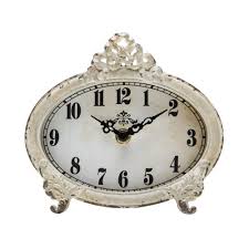 Amazon.com: NIKKY HOME Vintage Table Clock, Battery Operated ...