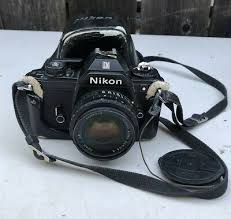 nikon m90 35mm camera, 50mm lens and leather case , as is , for parts | eBay