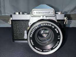 Classic Nikon NIKKORMAT 35mm Camera w Nikkor-H Auto 1:2 f ...