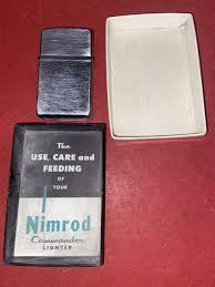 Vintage NIMROD COMMANDER Lighter NIB + Instructions | eBay