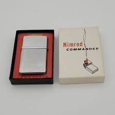 Nimrod Pipe Flame Petrol Lighter - Vintage Antique Lighters ...