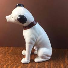 Vintage 7" RCA Victor Victrola NIPPER DOG Ceramic Statue ...