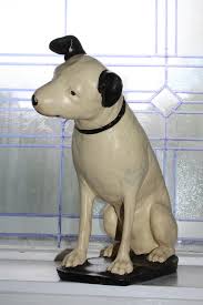 Vintage Nipper Dog Plaster Advertising Statue RCA Victor Store Display