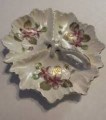 Rare! Vintage Bavarian Germany Hand Painted Relish Dish or ...