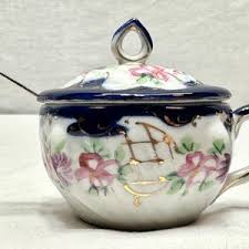 Antique Mustard Dish With a Spoon Sterling Silver. - Etsy