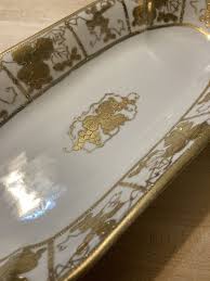 Vintage Hand Painted Nippon Celery Dish Grape Vine Pattern ...