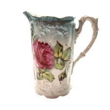 Antique Porcelain Creamer or Sauce Pitcher Roses Floral Design 17 Fl Oz | eBay