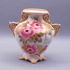 Porcelain Vase, Royal Bonn, Franz Anton Mehlem, Pattern ...