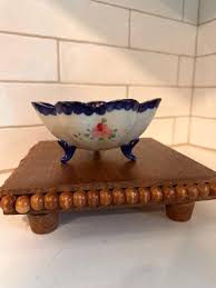 Antique/vintage Japanese Hand Painted Nippon Footed Bowl ...
