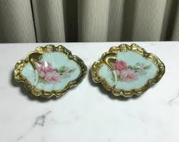 Vintage Ceramic SET OF 6 Personal Julius Caesar Ashtrays With Matching Footed Holder - V2953 - Etsy