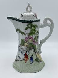 Vintage Hand Painted Nippon Style Chocolate Tea Pot w/ Lid ...