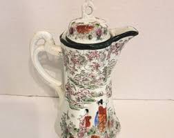 Vintage Made in Japan Gisha Girl Chocolate Pot With Cups ...