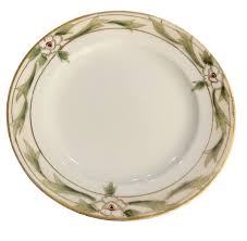 Nippon Hand Painted Footed Mayonnaise Bowl and Underplate White Floral | eBay