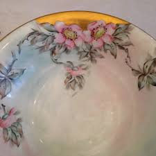 Vintage B&C Limoges France Plate and Silesia Bowl Set Signed ...