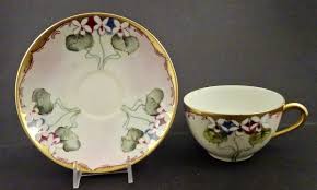 Antique Limoges Tea Cup & Saucer, Pickard Artist | eBay