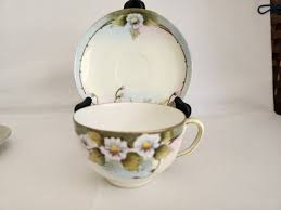 2 Different Vintage Cup & Saucer sets from Japan, SHIMOSA ...