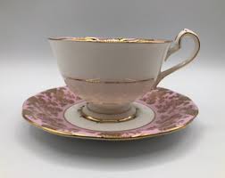 Stunning Pastel Pink Queen Anne Teacup, Bone China Tea Cup ...