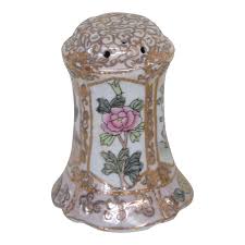 Nippon Hand Painted Hat Pin Holder Ornate Gold Gilded ...